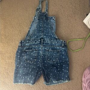 Vigoss Star Pattern Denim Overalls